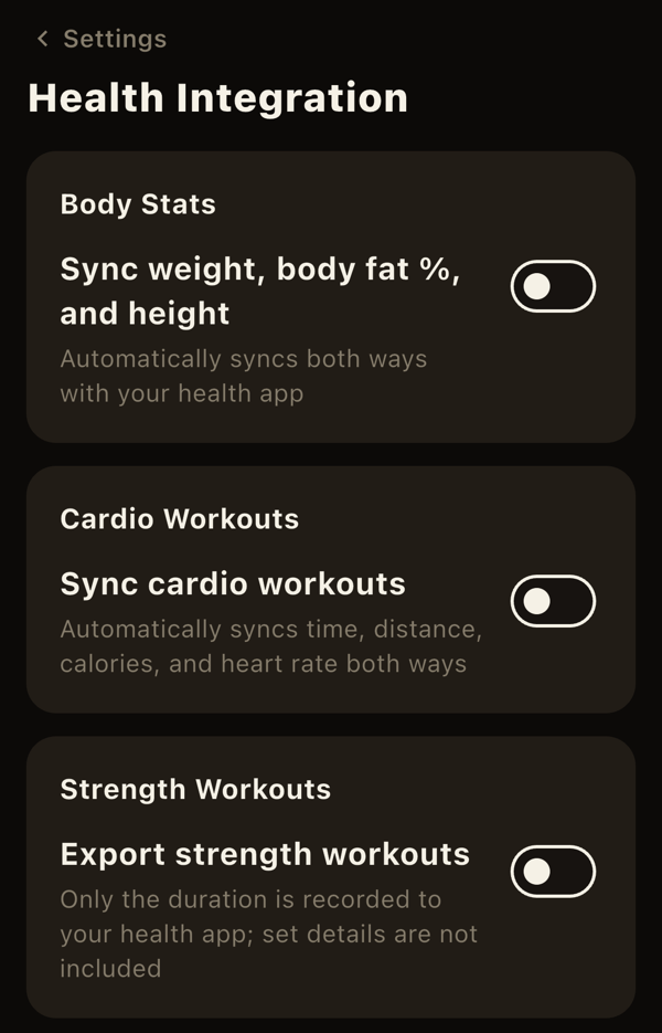 Health sync